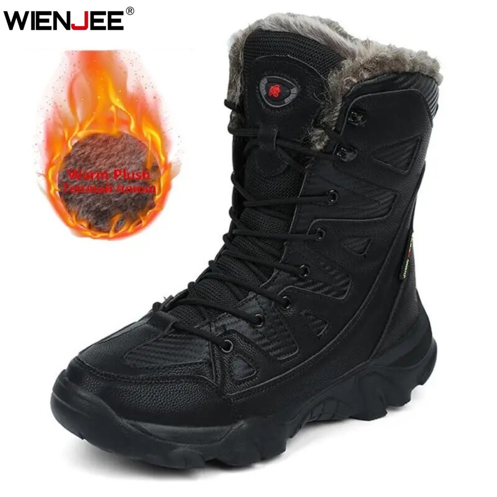 Sneaker Zone - Stivali invernali da uomo impermeabili Peluche