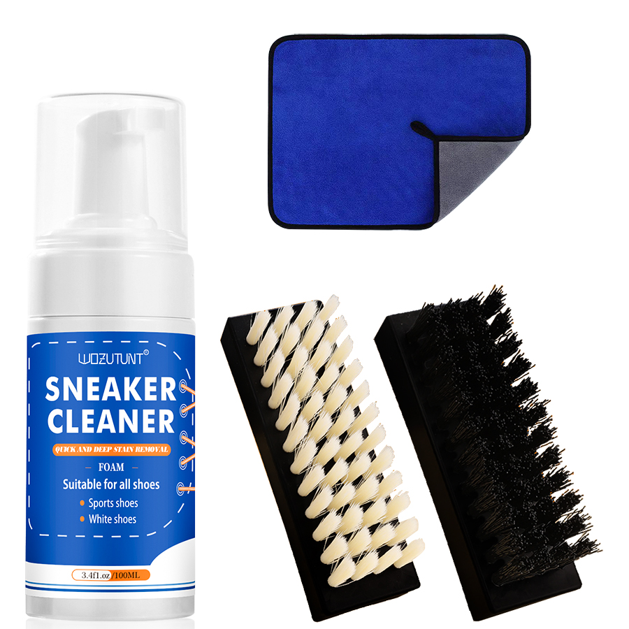 Sneaker Care Spray - Kit detergente per scarpe bianche per