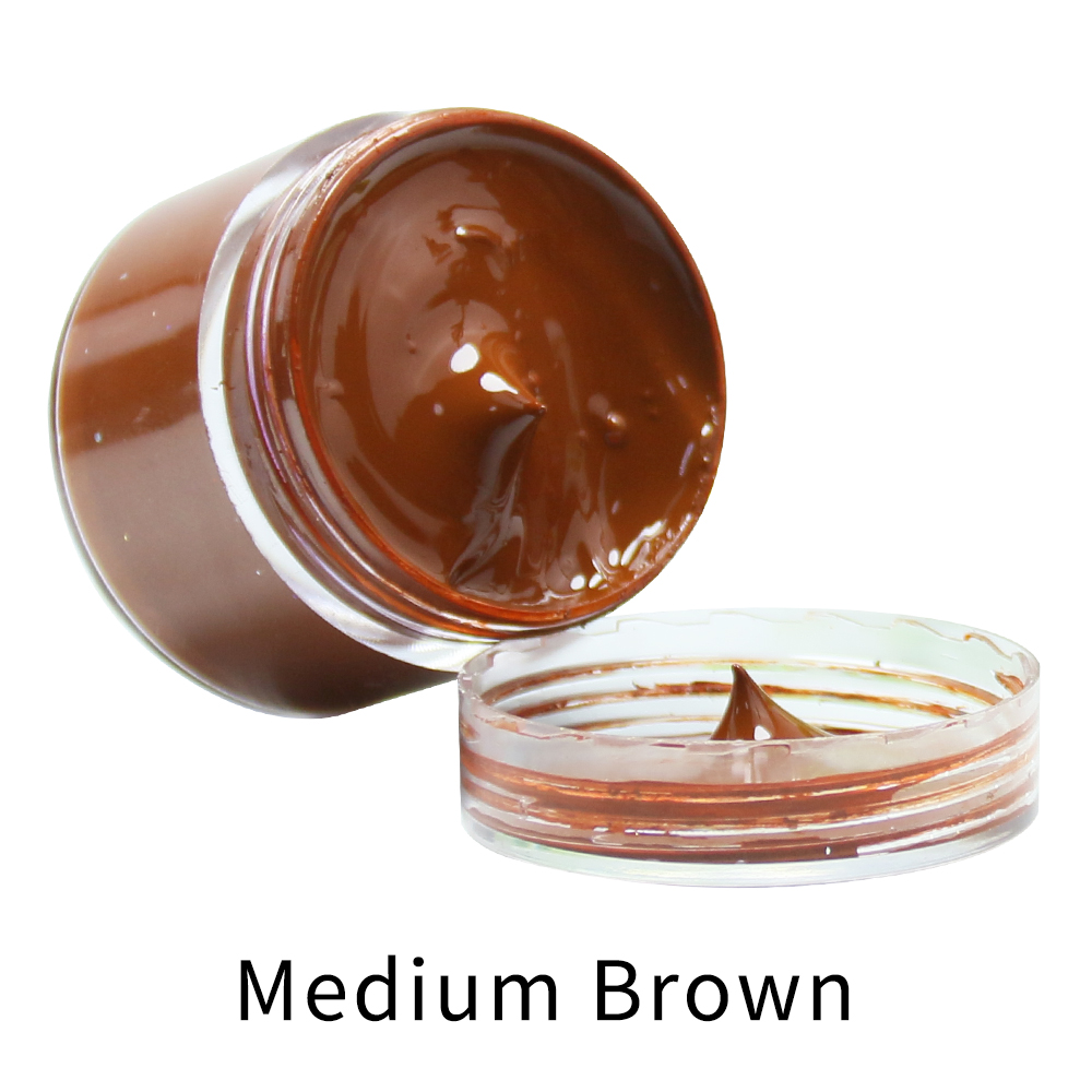 Shoe Polish Cream - Vernice colorante in pelle marrone medio