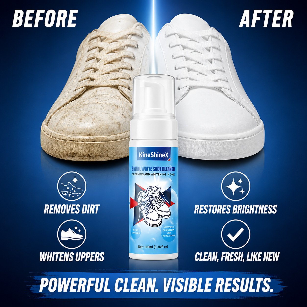 Sneaker Care Spray - Kit Pulitore per Scarpe Gihen, Detergente
