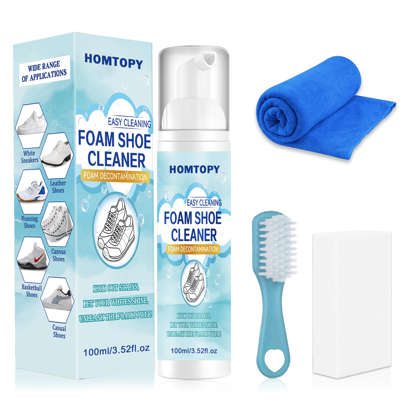 Sneaker Care Spray - Kit per la pulizia delle scarpe,