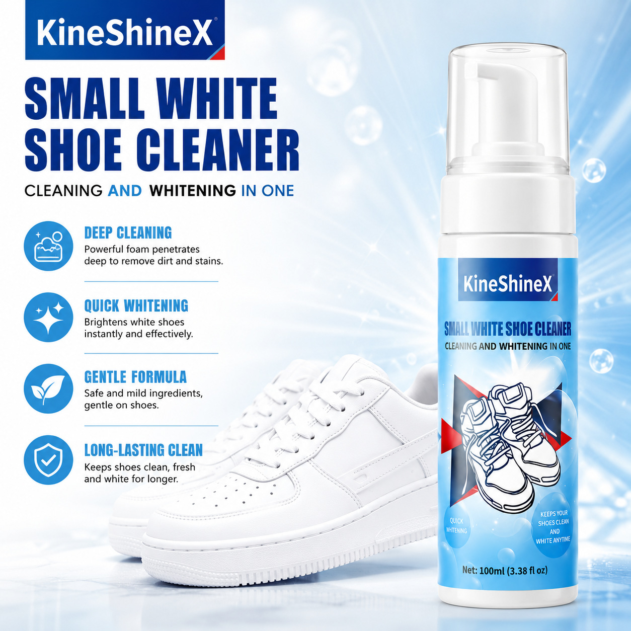 Kit Pulitore per Scarpe Gihen, - Sneaker Care Spray recensione e prezzo